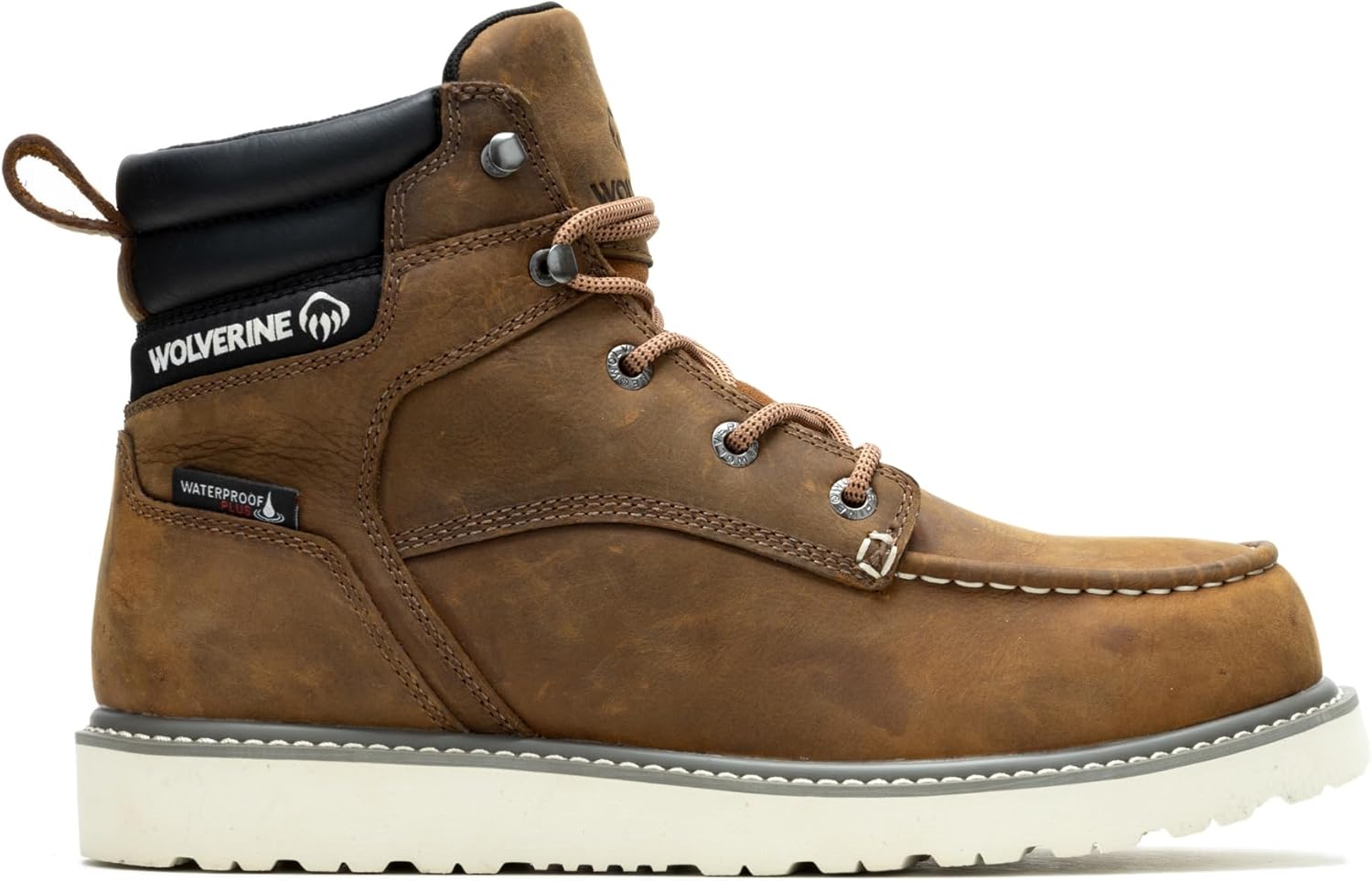 Wolverine mens Trade Wedge - Dark Brown for Comfort and Durability