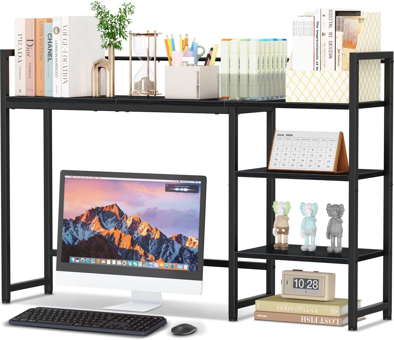 Snughome Desk Shelf - 44.9in Large Desktop Organizer Rack