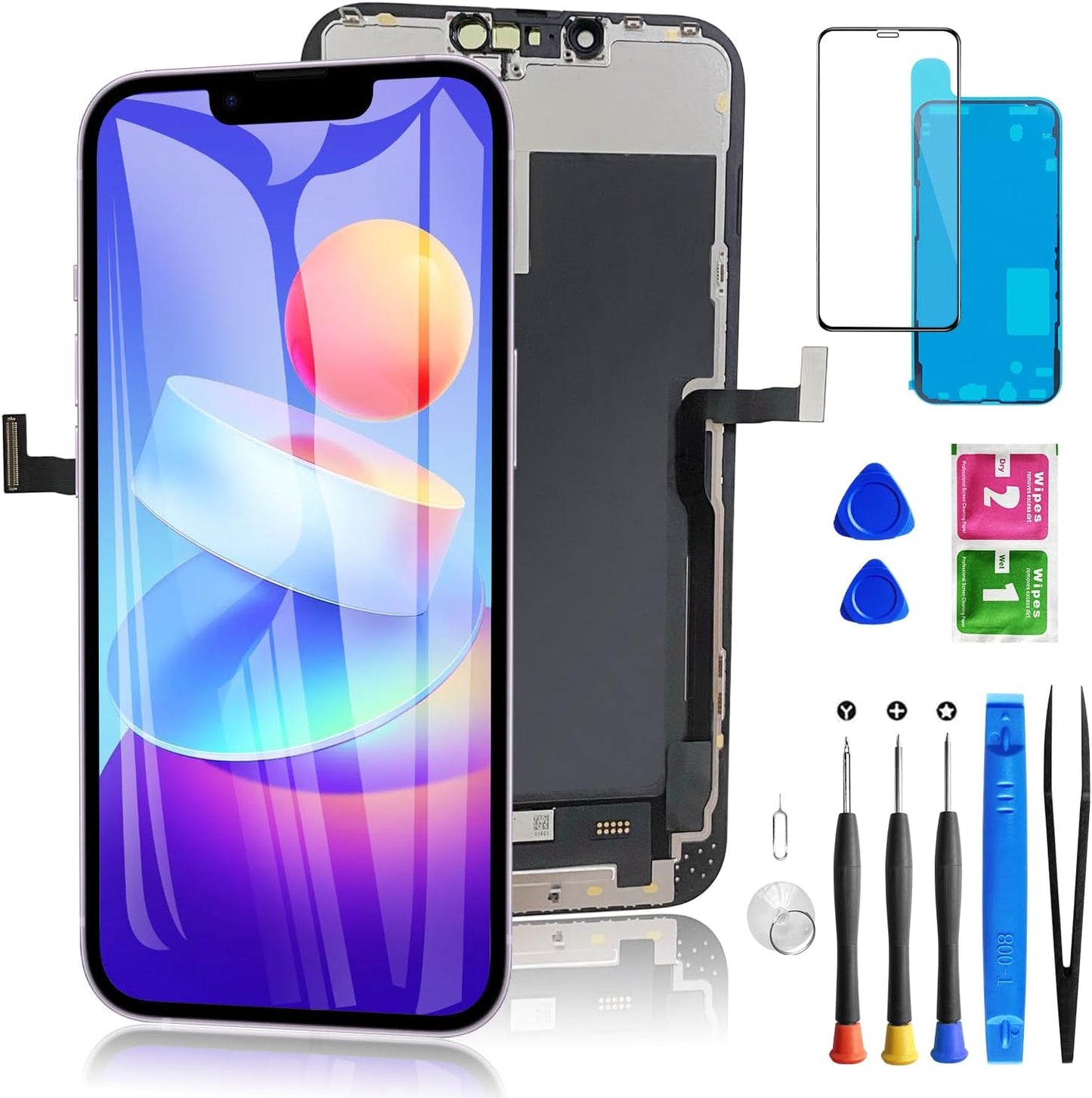 iPhone 13 Pro Max Screen Replacement with Tools and Adhesive