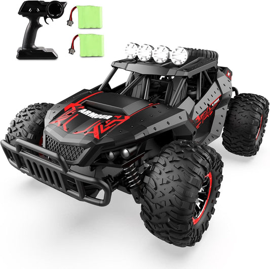 High-Speed Off-Road RC Truck - 2 Rechargeable Batteries - 70+ Min Playtime