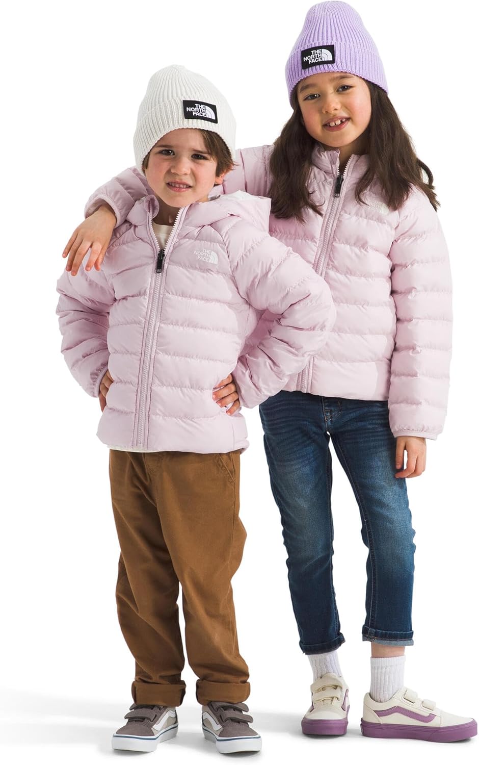 Kids Reversible Perrito Insulated Hooded Jacket for Winter Fun