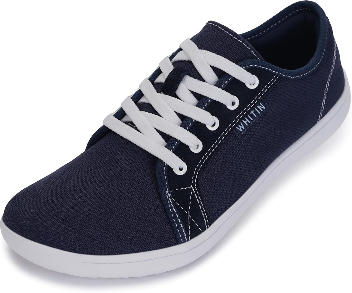 WHITIN Women's Canvas Barefoot Shoes for Minimalist Comfort