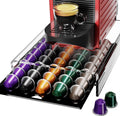 Storage Drawer for Nespresso Original Line - Clear 40-Pod Organizer