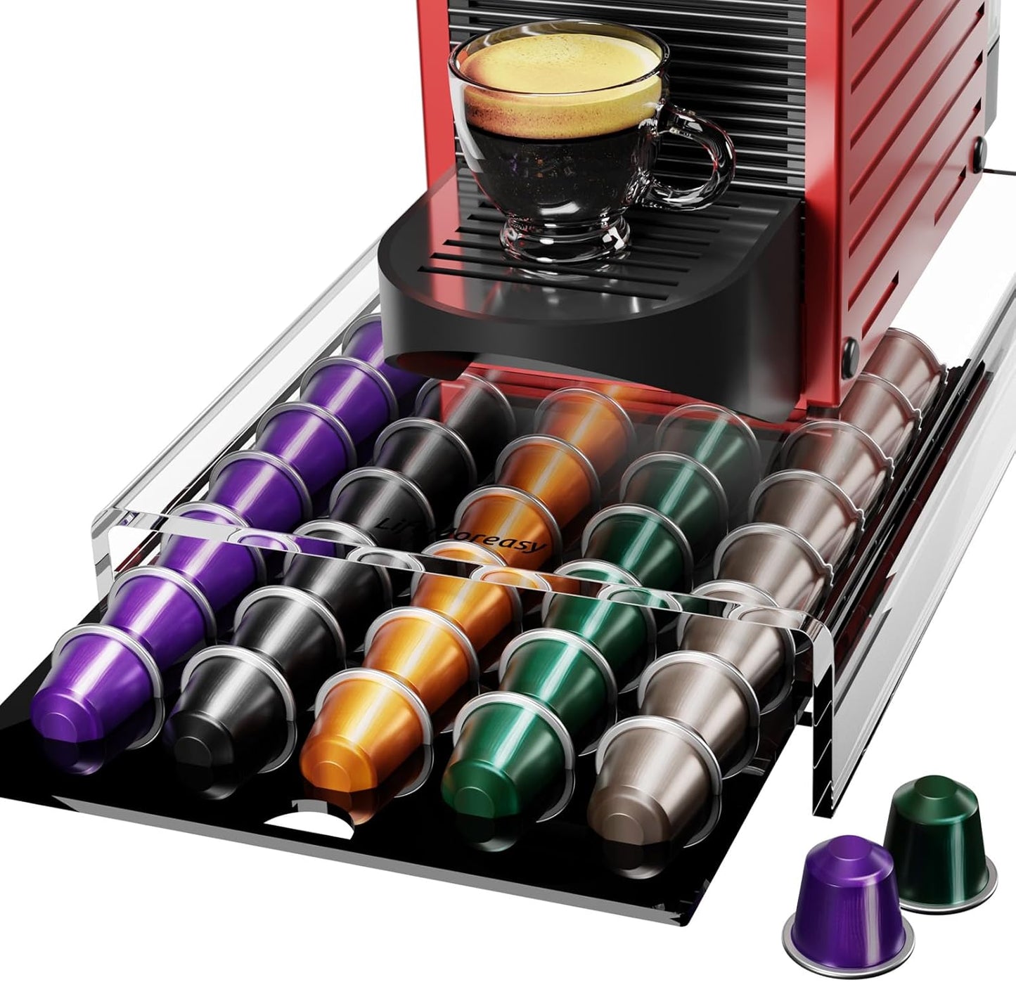 Storage Drawer for Nespresso Original Line Coffee Pod Holder