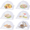 Lauon Collapsible Mesh Food Tents - 6 Pack for Outdoor Dining