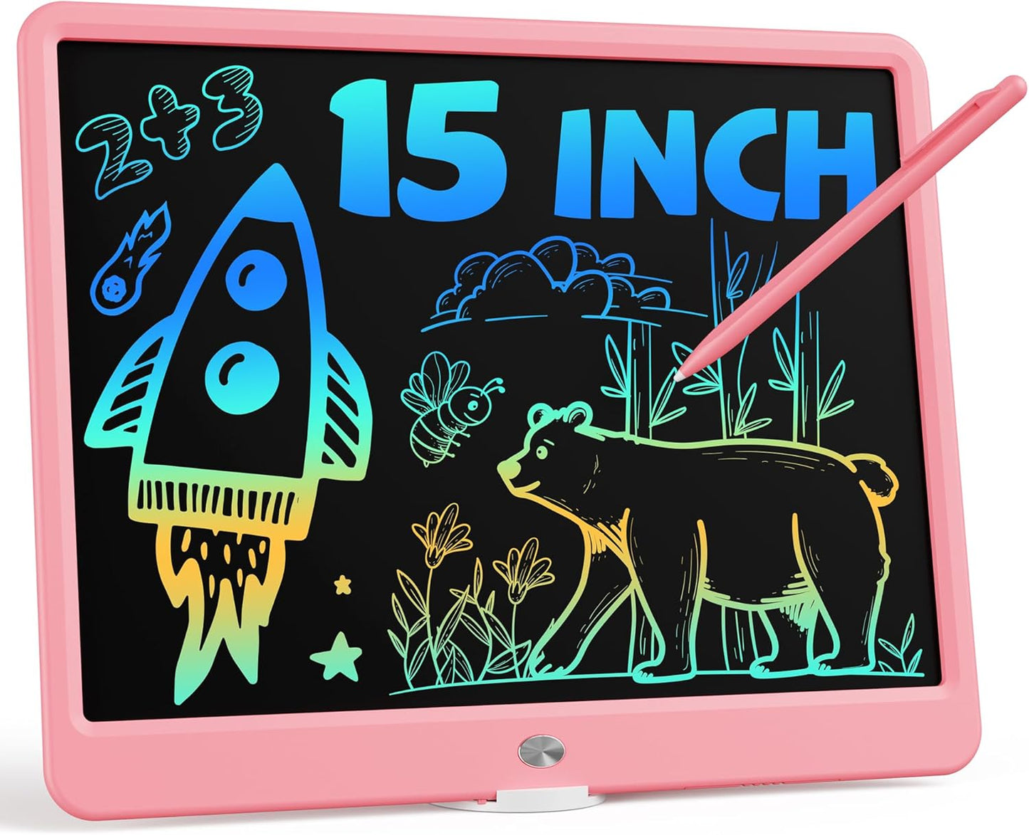 Bravokids 15 Inch LCD Writing Tablet for Creative Kids Fun
