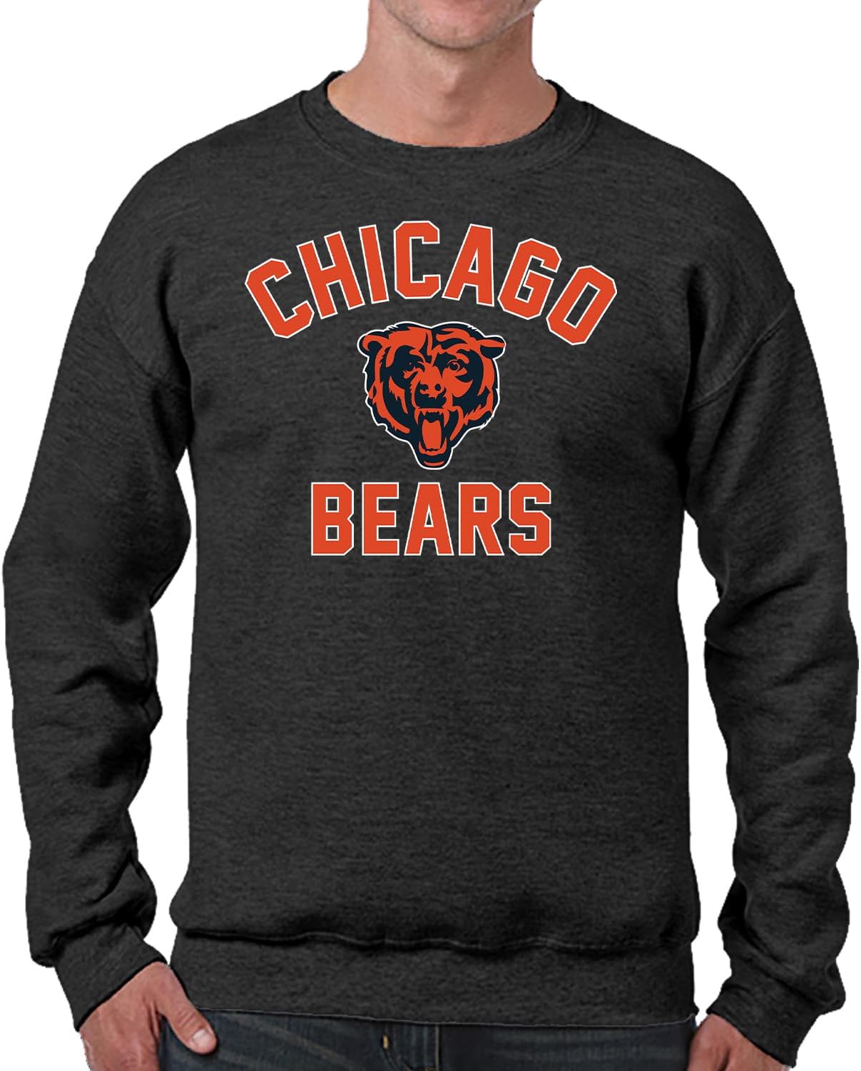 Chicago Bears Adult Gameday Football Crewneck Sweatshirt Review