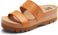 Flatform Platform Sandals Women with Arch Support - Comfortable Summer