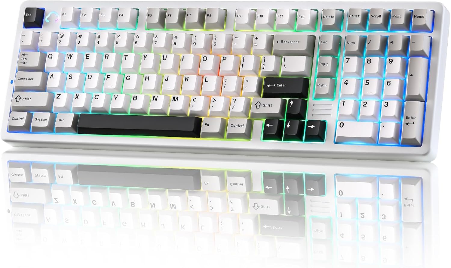 YUNZII AL98 Wireless Mechanical Gaming Keyboard with RGB Backlit