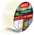 Transparent Window Weather Sealing Tape 2x30yd - No Residue Insulation
