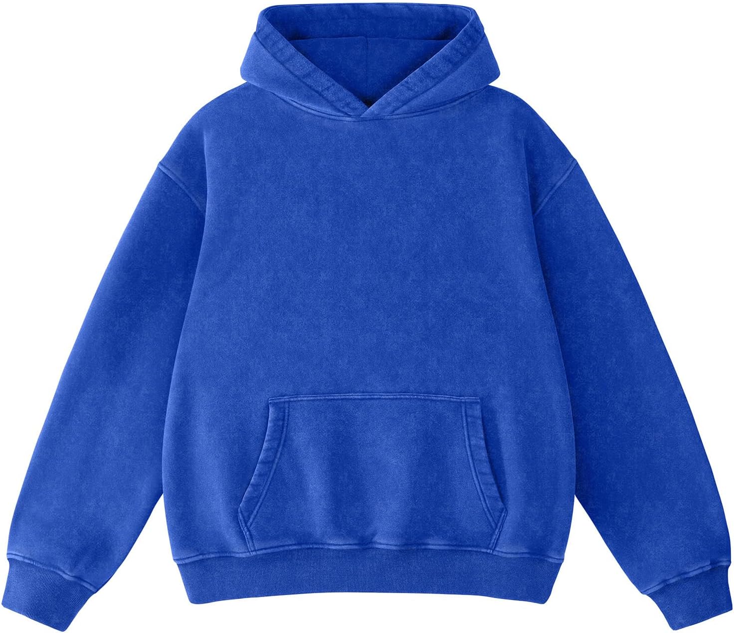 Super Soft Acid Wash Hoodie for Men - Vintage Oversized Style