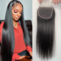 4x4 Straight HD Lace Closure Human Hair - 12A Brazilian Virgin Remy