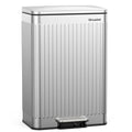 Lovewind 60 Liter Stainless Steel Trash Can with Soft-Close