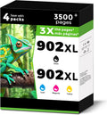 902XL Ink Cartridges Black Color Combo Pack Replacement - Reliable XL