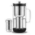 aarke Purifier Glass Water Pitcher - Refillable Stainless Steel Filter