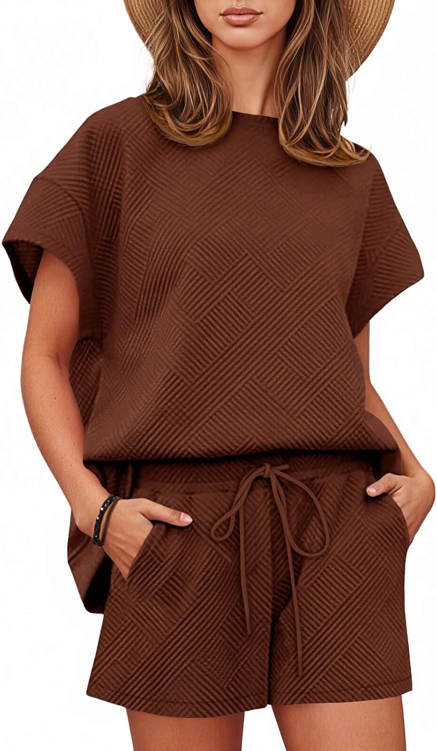 Comfortable Womens Loungewear Set with Pockets for Relaxation
