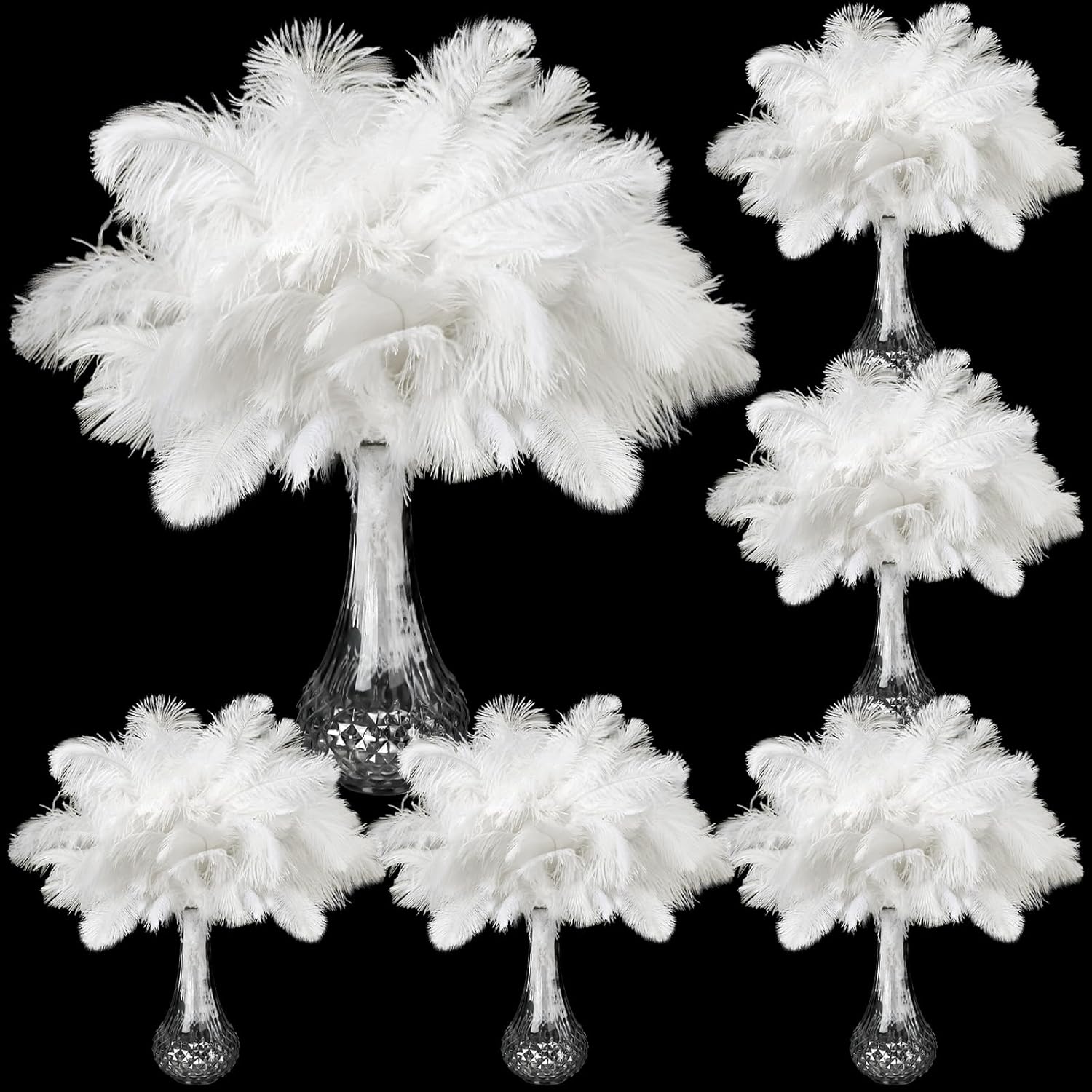 Natural Ostrich Feathers for Elegant Home Decor and Events