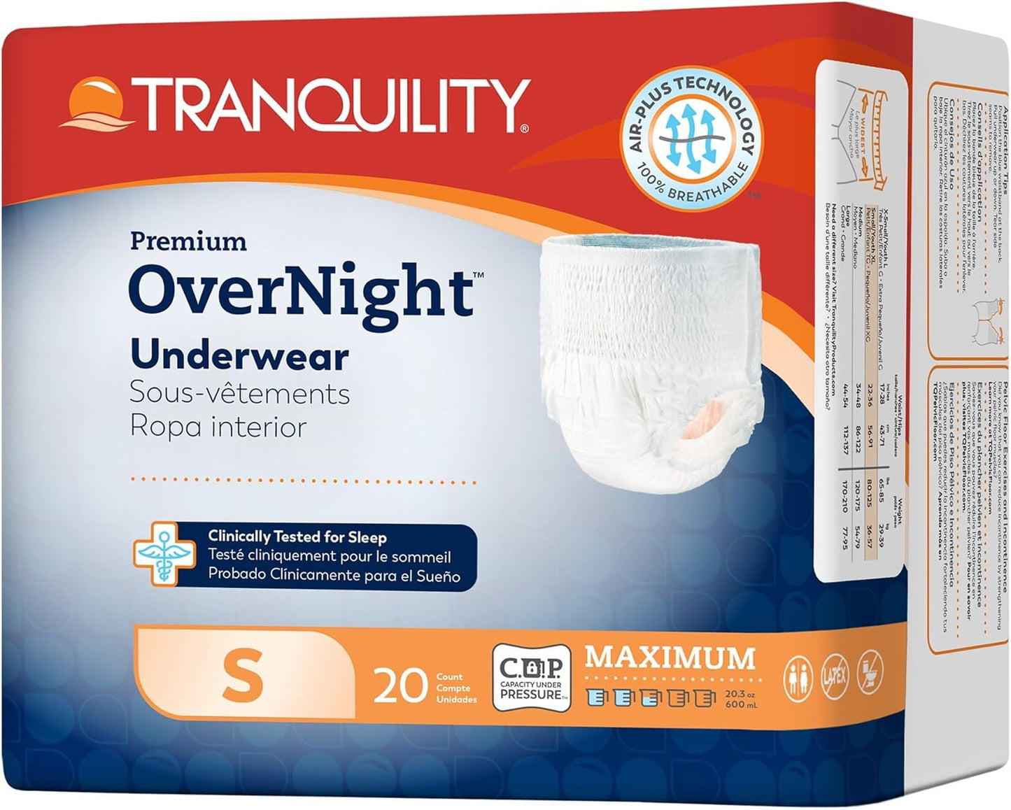 Tranquility Premium OverNight Disposable Absorbent Underwear