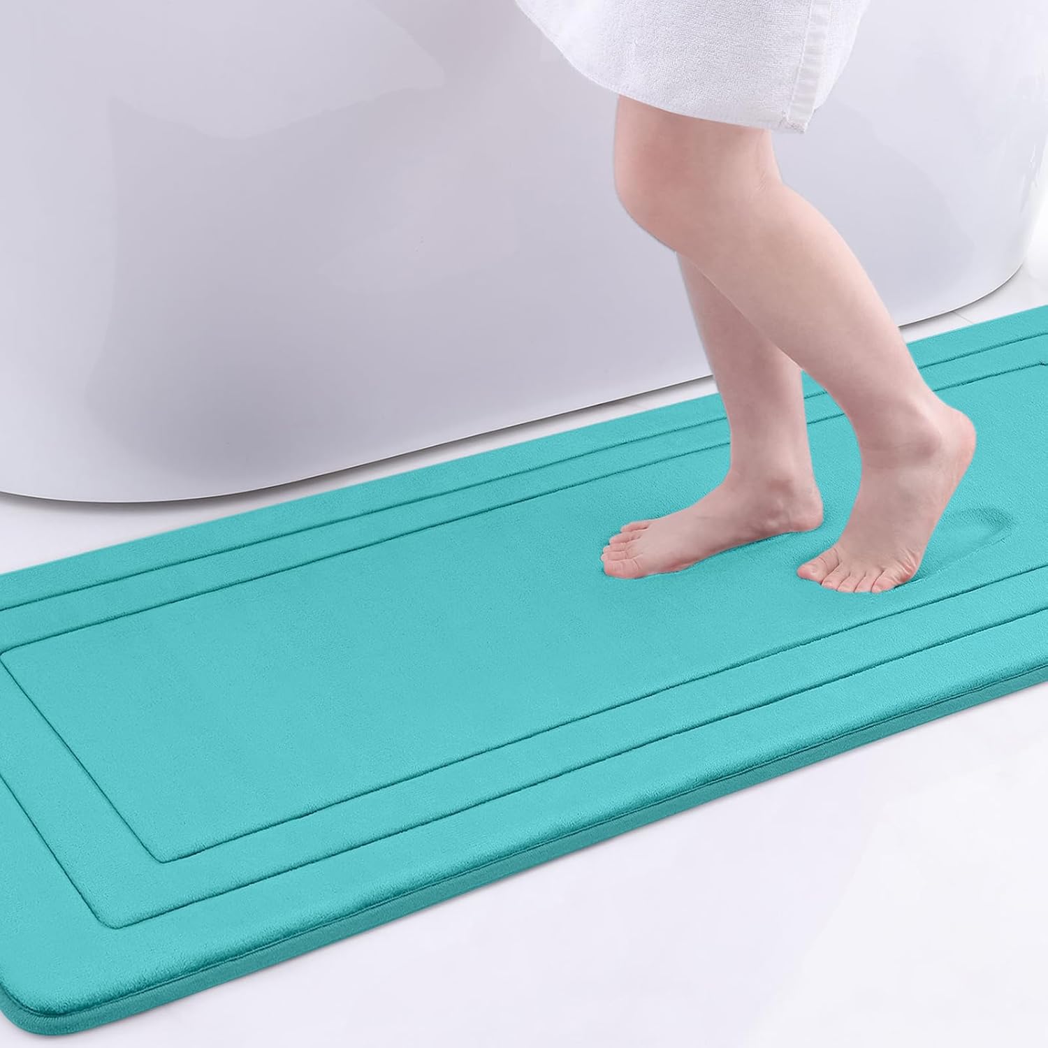 Arotive Memory Foam Bathroom Rug Mat 70x24 for Comfort