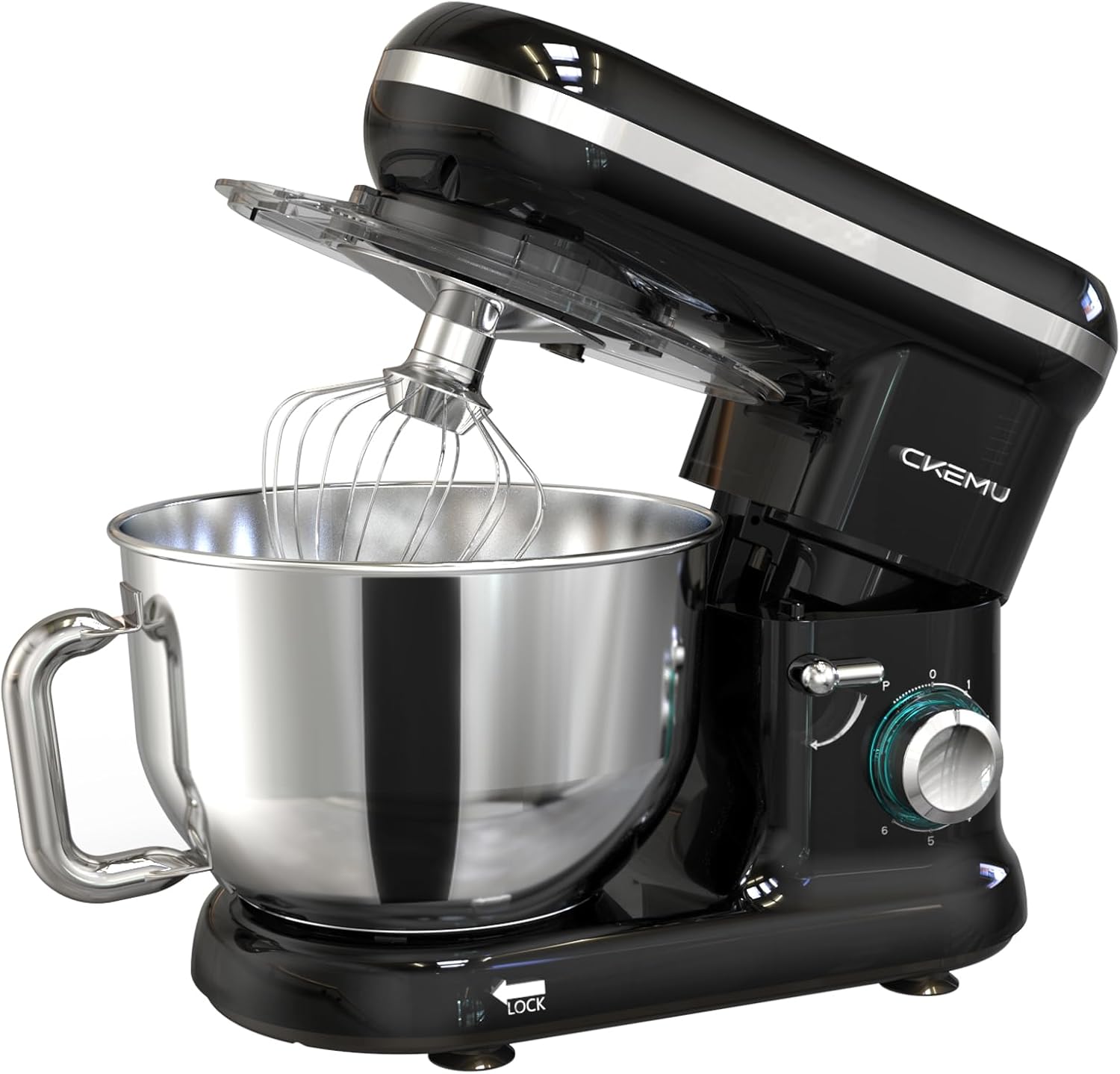 Stand Mixer with 660W Motor and 6.5 Qt Bowl for Home Bakers