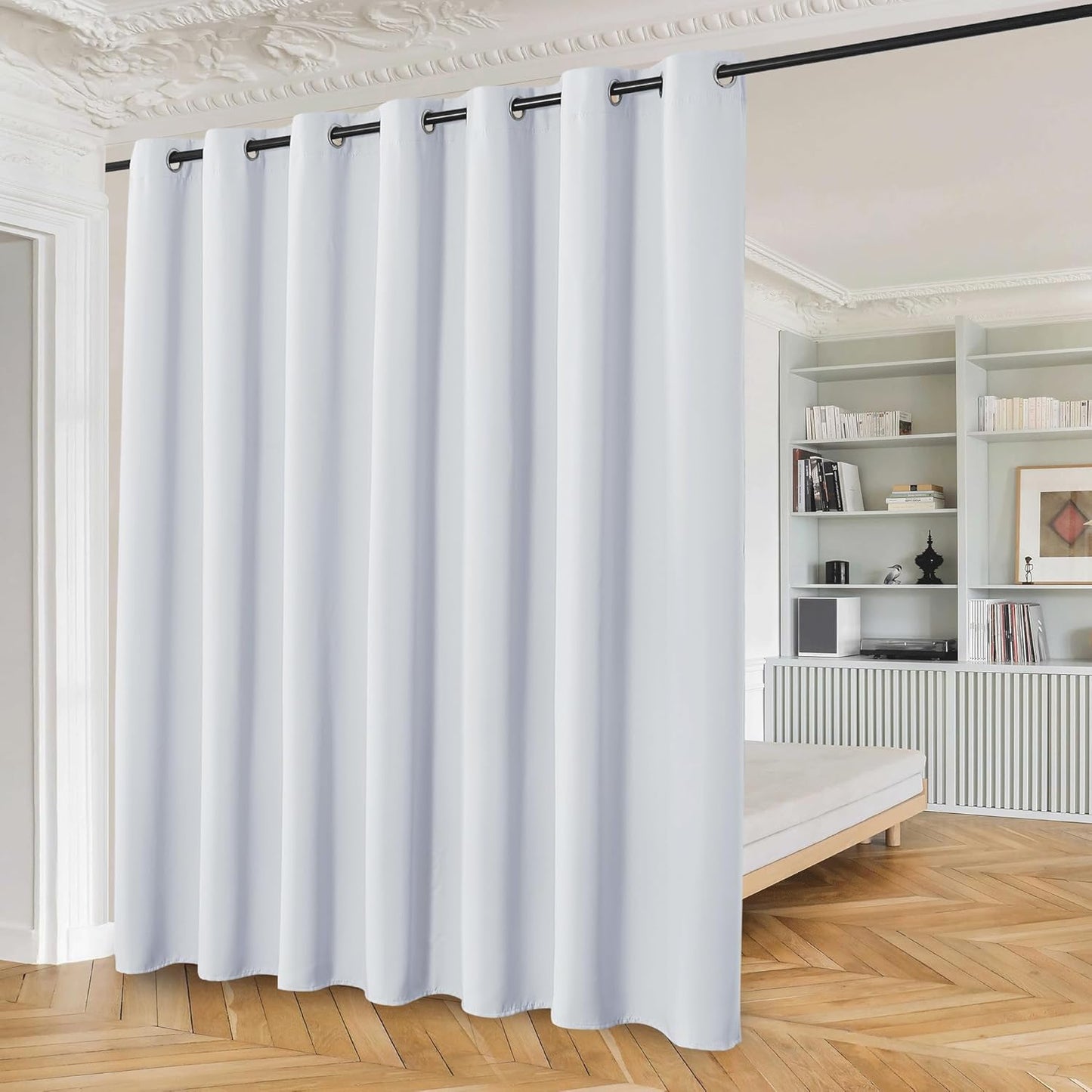 Beauoop 100% Blackout Curtains for Patio Sliding Door 84in