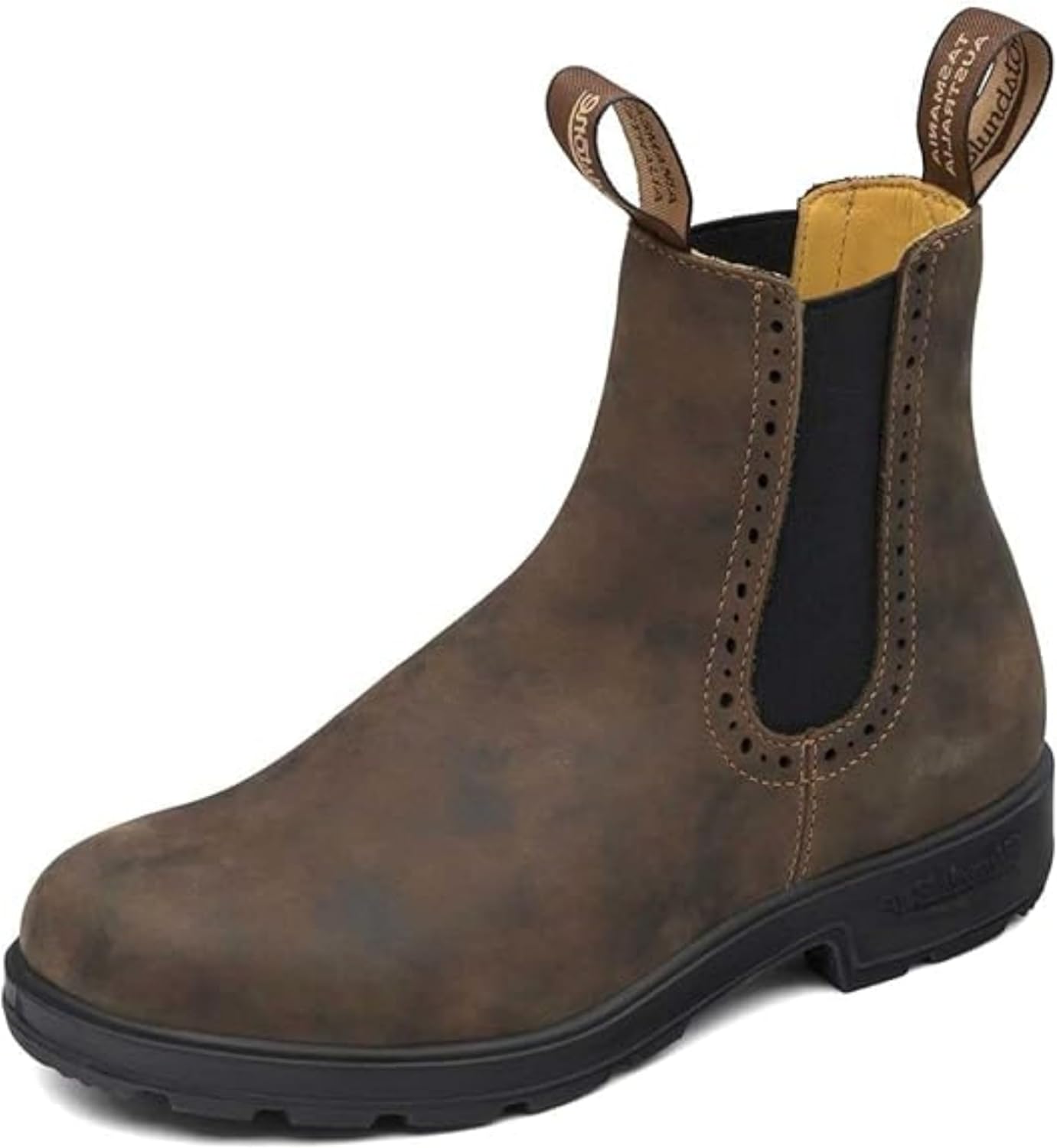 Blundstone High Top Chelsea Boots for Women - Rustic Brown Style