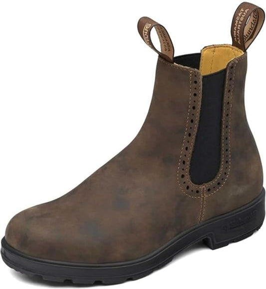 Blundstone High Top Chelsea Boots for Women - Rustic Brown Style