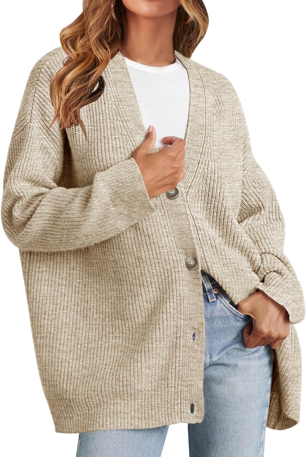 MEROKEETY Women's Cardigan Sweaters for Cozy Fall Style