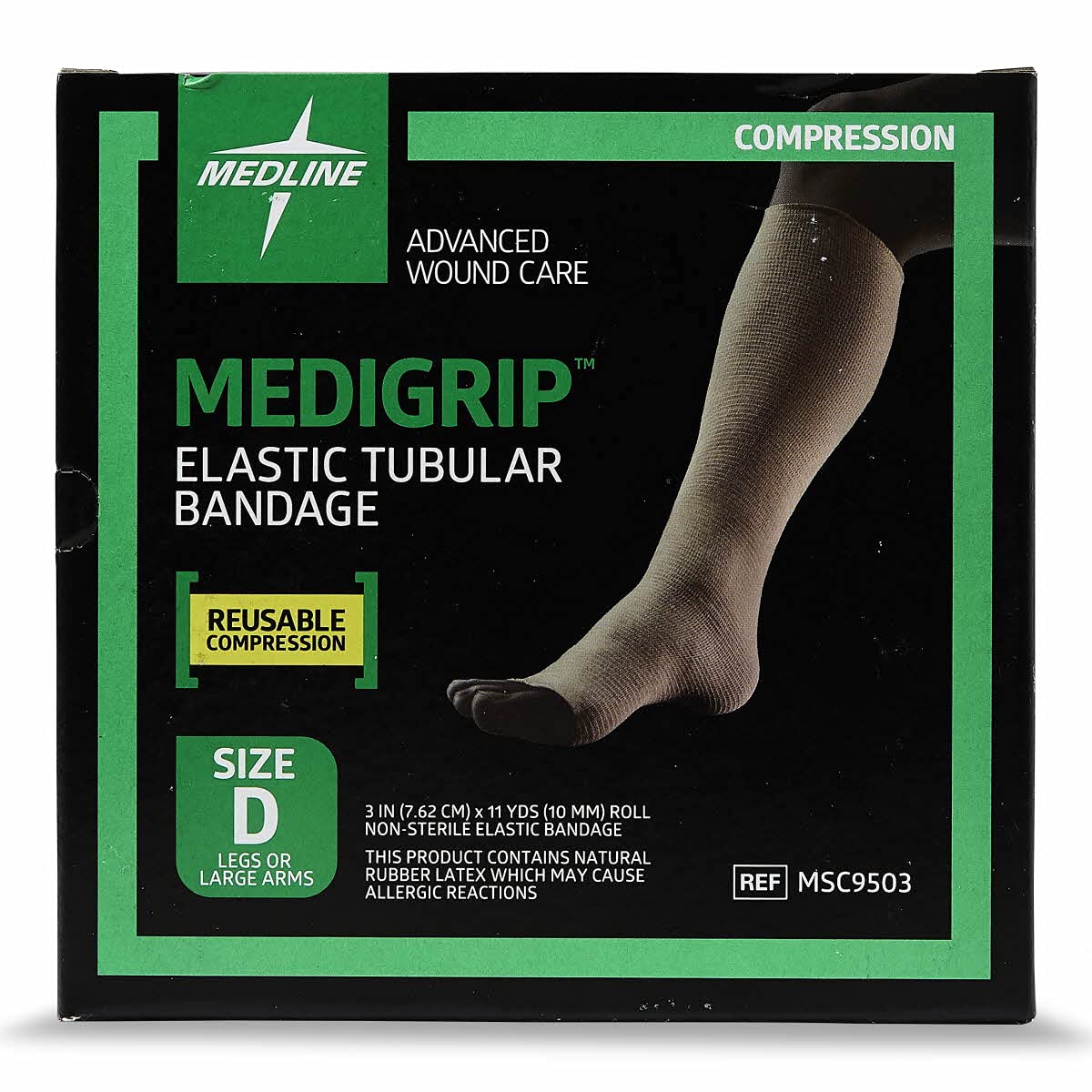 Medline Medigrip Elastic Tubular Bandages for Large Arms or Legs