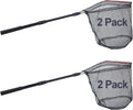 Fishing Landing Net with Telescoping Pole Handle - Compact Foldable