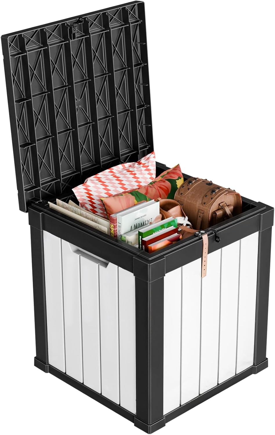 51-Gallon Outdoor Deck Box for Storage and Patio Furniture
