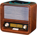 Fuse RAD Vintage Wood Retro Radio - Wireless Charger & Bluetooth