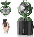 Portable Misting Fan with 1.6 Gal Bucket for Patio - Green