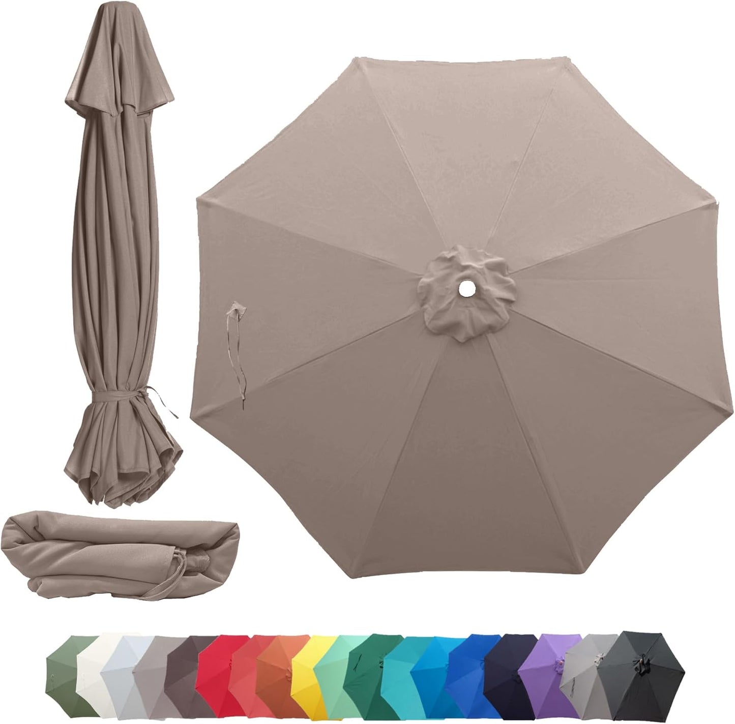 Formosa Covers 9ft Market Patio Umbrella Replacement Canopy