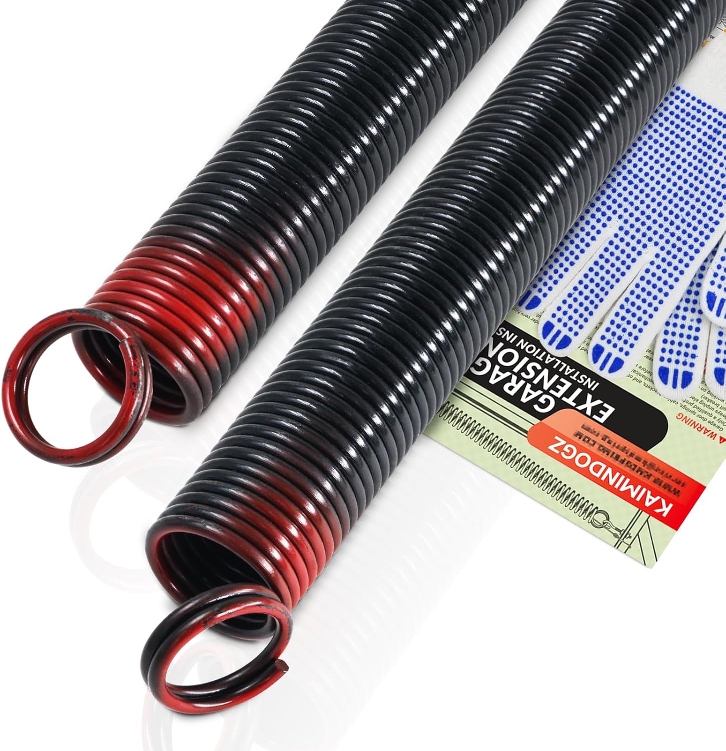 150lb Heavy Duty Garage Door Extension Springs for 7ft Doors