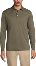 Long Sleeve American-Grown Supima Cotton Polo Shirt - Soft, Durable