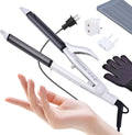 Travel Curling Iron and Straightener 2 in 1 - Dual Voltage for Europe