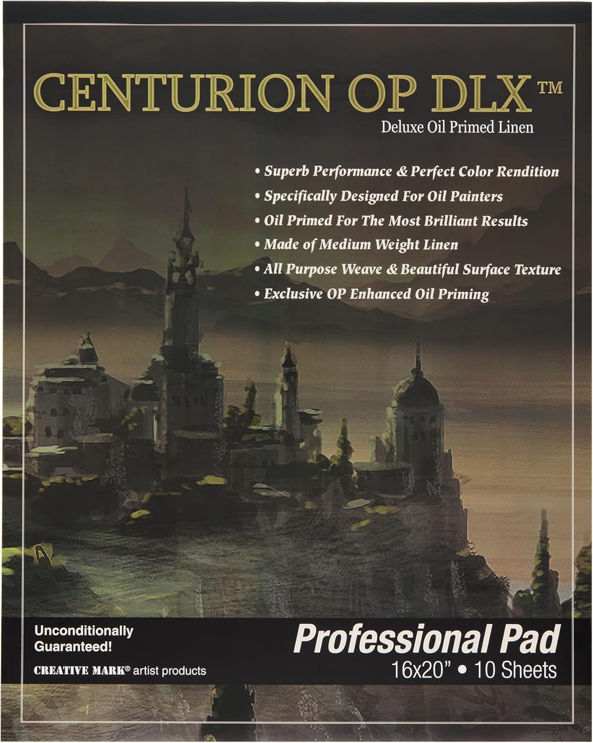 Centurion Deluxe Oil Primed Linen Pad for Plein Air Painting