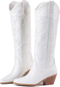 Cowboy Boots for women Womens Embroidered Knee High Western Boots