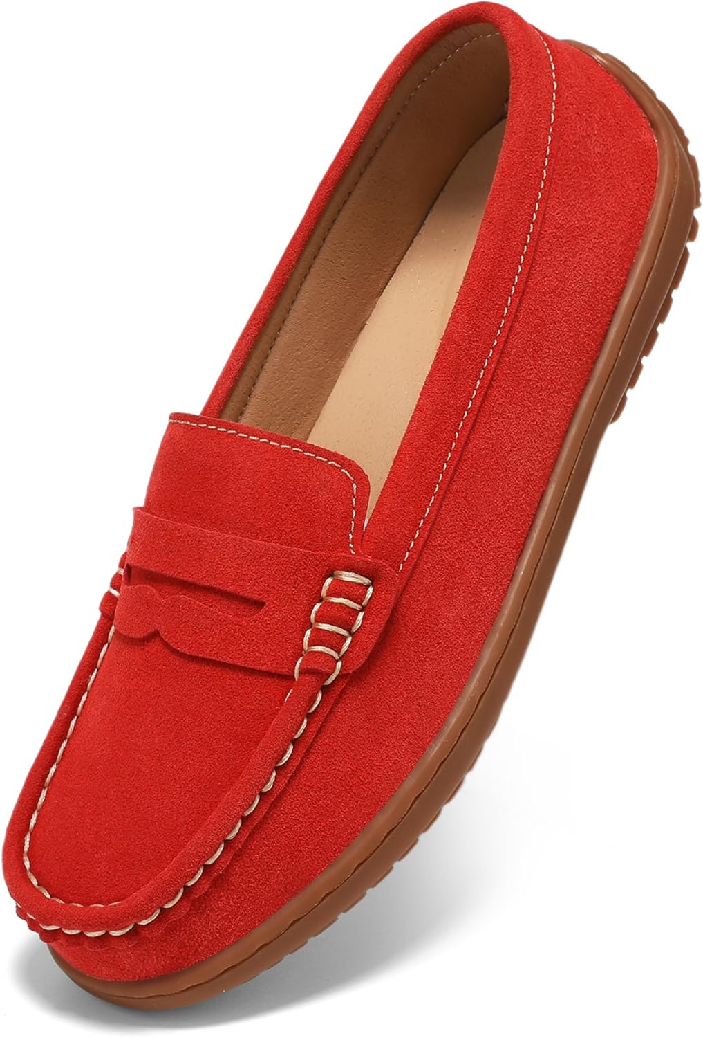 BEAUSEEN Women's Penny Loafers Slip-On for All-Day Comfort