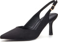 Women's Slingback Kitten Heels Closed Pointed Toe - Chic Comfort