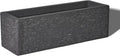 24 Inch Rectangular Concrete Planter - Durable All-Weather Design