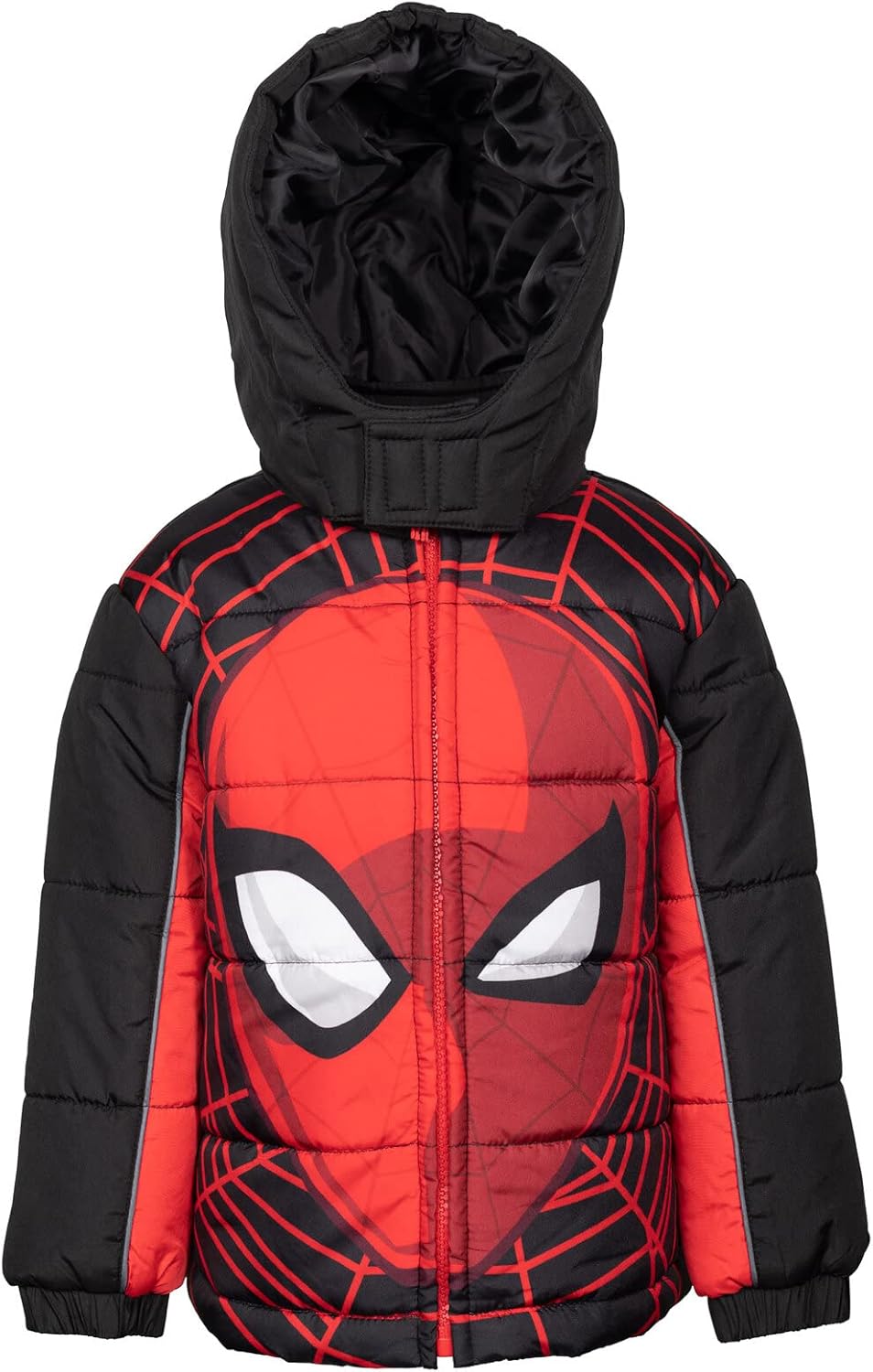 Marvel Zip Up Cosplay Puffer Jacket for Kids - Warm & Stylish