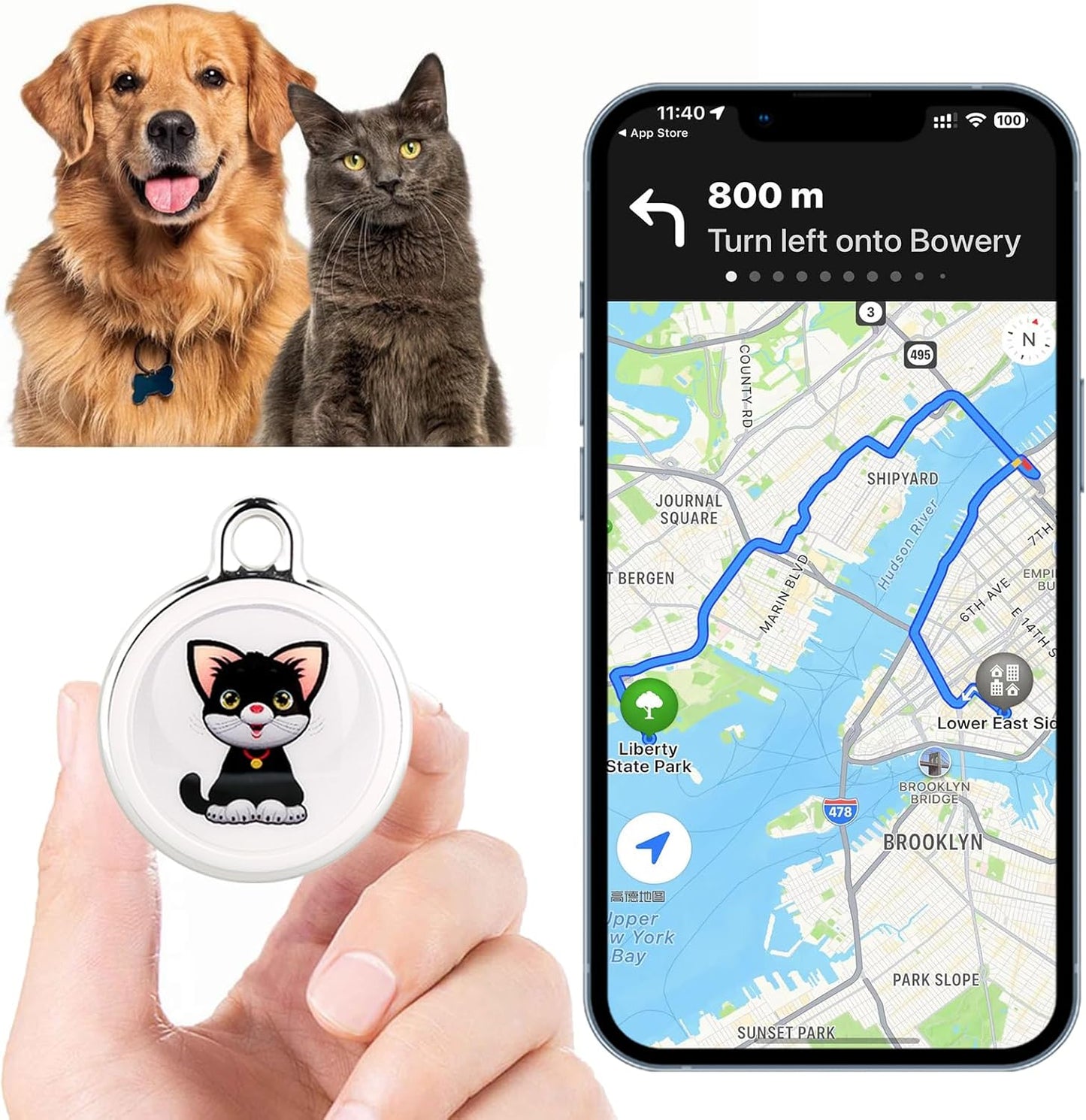Portable Real Time GPS Tracker for Vehicles and Pets