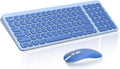 cimetech Wireless Keyboard Mouse Combo - Compact Quiet Full Size