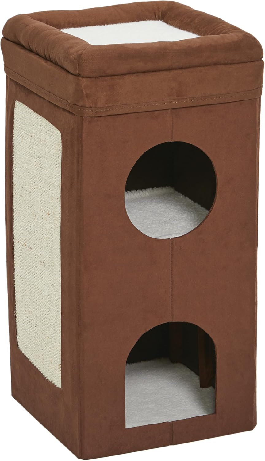 MidWest Homes for Pets Cat Condo - Stylish Tri-Level Design