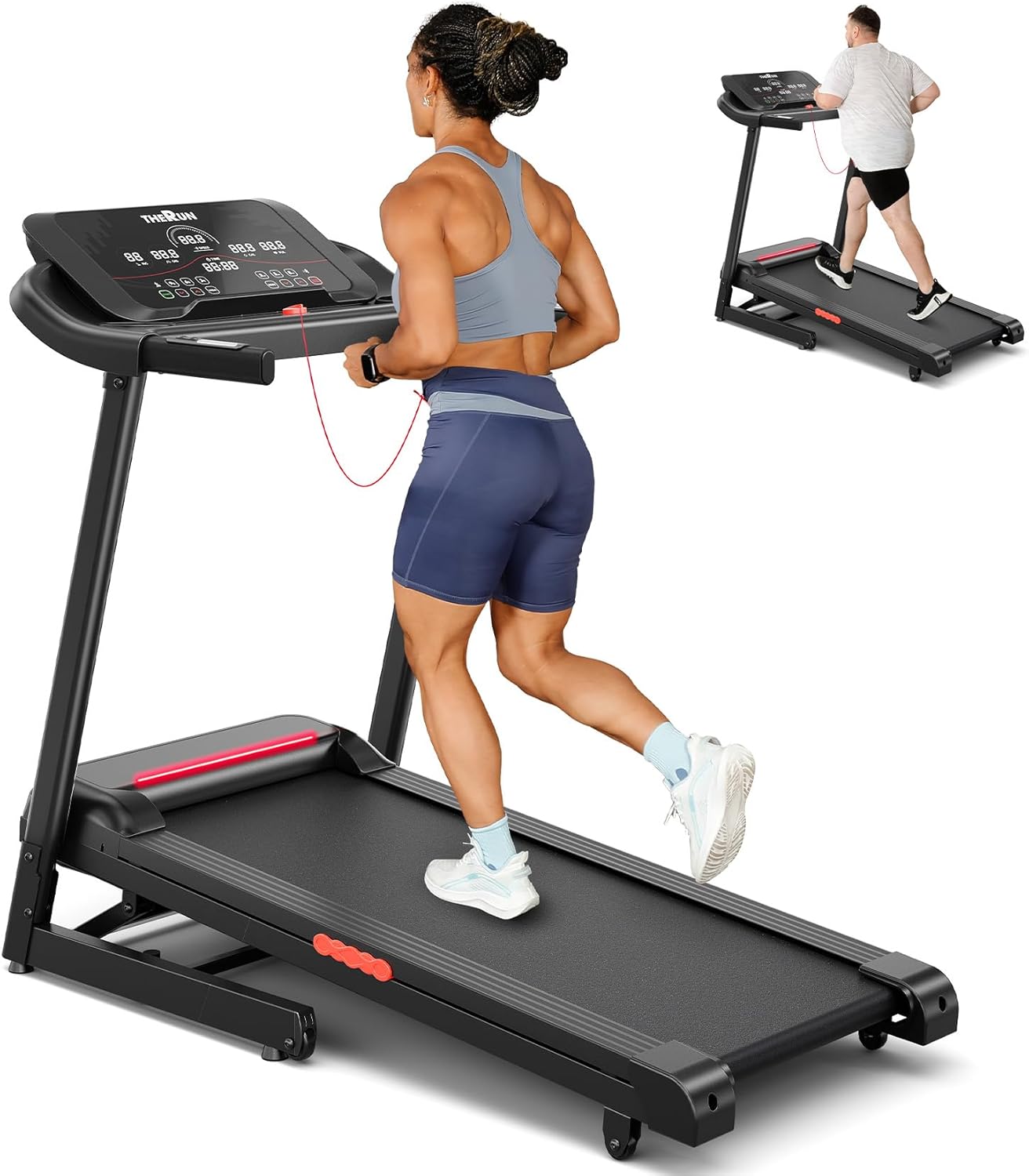 THERUN Home Treadmill with Incline Adjust for Ultimate Fitness