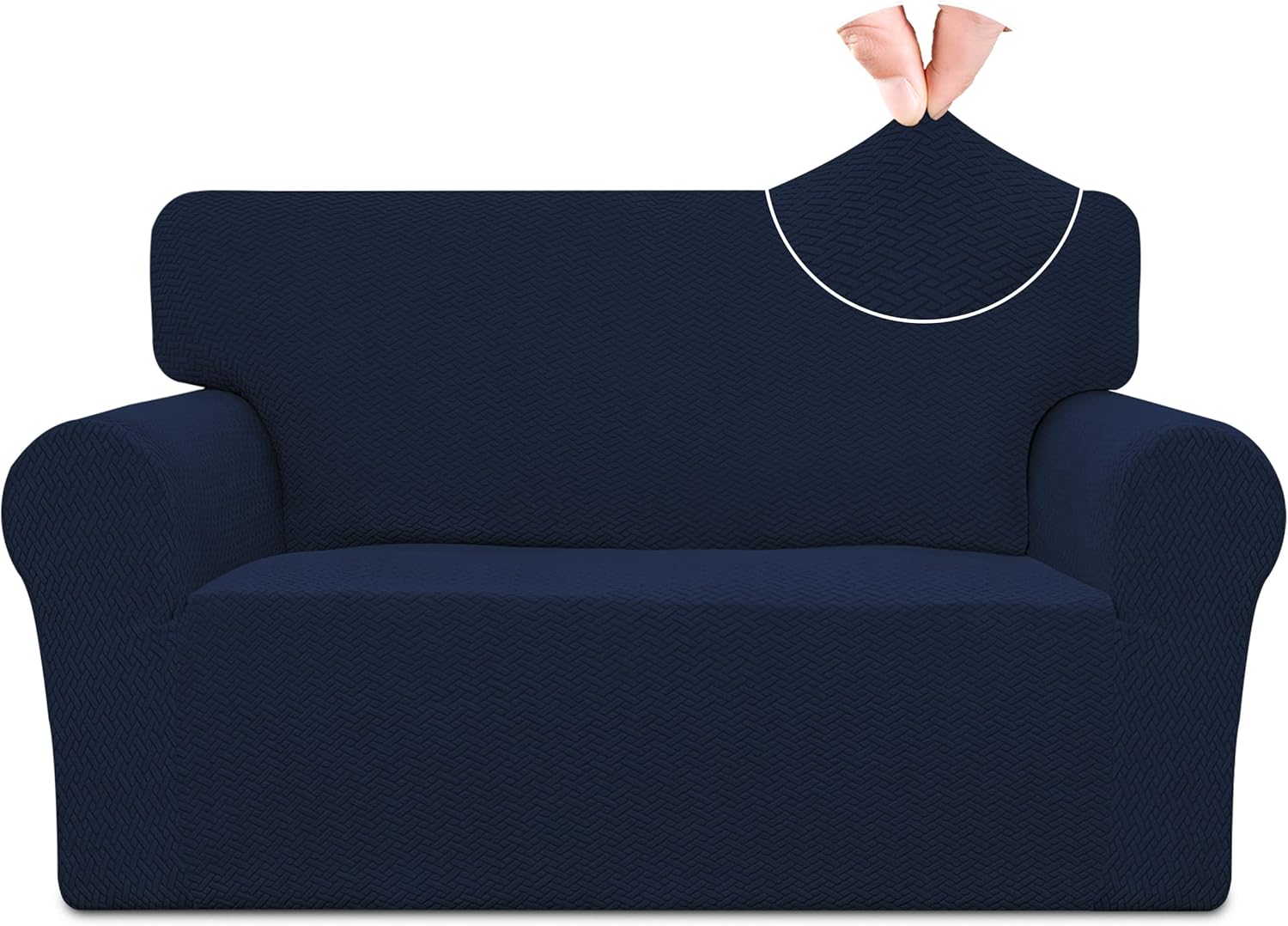 Easy-Going Stretch Jacquard Loveseat Couch Cover for Protection