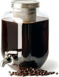 County Line Kitchen Cold Brew Coffee Maker - Stainless Steel Filter - Iced Tea & Coffee - 4 Qt