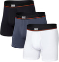 SAXX Underwear Non-Stop Stretch Cotton Boxer Brief 3Pk - Support